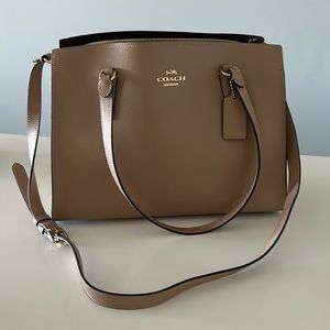 Coach Tatum purse - like new, but laptop zipper is broken. Easy fix!